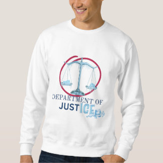 Amerikaanse politiek met ICE en DOJ concept Trui