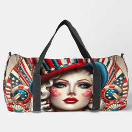 Amerikaanse Pop Art Designer Duffle Bag Plunjezak