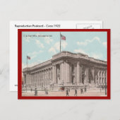  Amerikaanse Post Kantoor, Indianapolis Briefkaart (Voorkant / Achterkant)