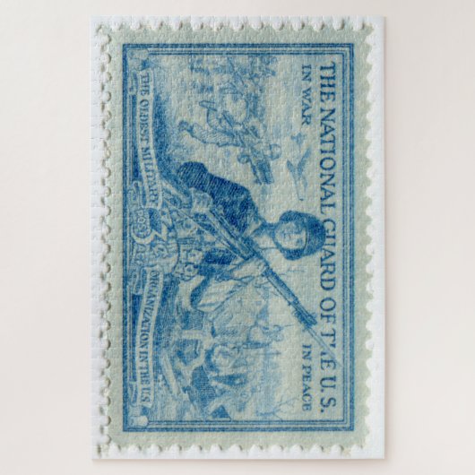Amerikaanse postage Stamp Jigzaag Puzzle Legpuzzel (Verticaal)