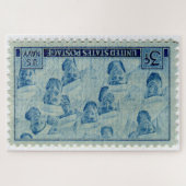 Amerikaanse postage Stamp Jigzaag Puzzle Legpuzzel (Horizontaal)