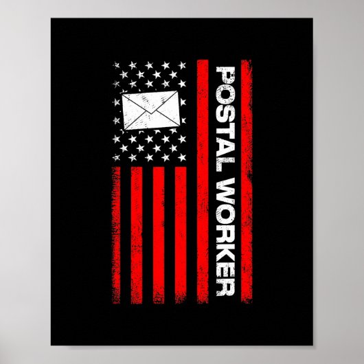 Amerikaanse postbode poster (Voorkant)