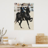 Amerikaanse Poster met saddlebred Horse Print (Keuken)