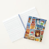 Amerikaanse postzegels notitieboek (Binnen)