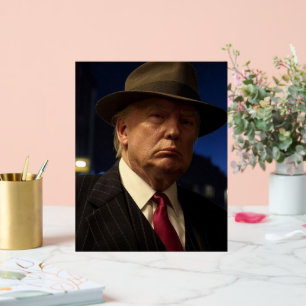 Amerikaanse president Donald Trump Padrino Acryl Bord