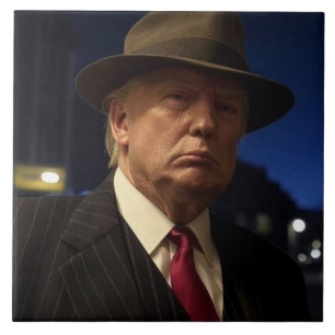 Amerikaanse president Donald Trump Padrino Tegeltje