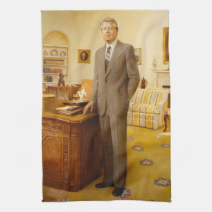 Amerikaanse president James Earl Carter Oval Offic Theedoek