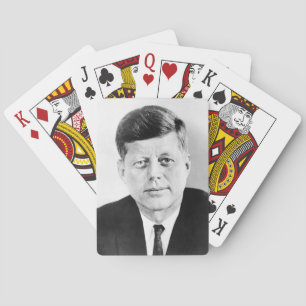 Amerikaanse President John Kennedy Presidentiële F Pokerkaarten