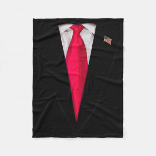 Amerikaanse president Trump pak grappig Halloween Fleece Deken