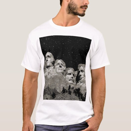Amerikaanse Presidenten Mount Rushmore, T-shirt (Voorkant)