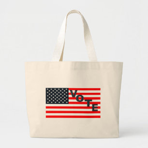 Amerikaanse presidentsverkiezingen 2016 Jumbo Grote Tote Bag