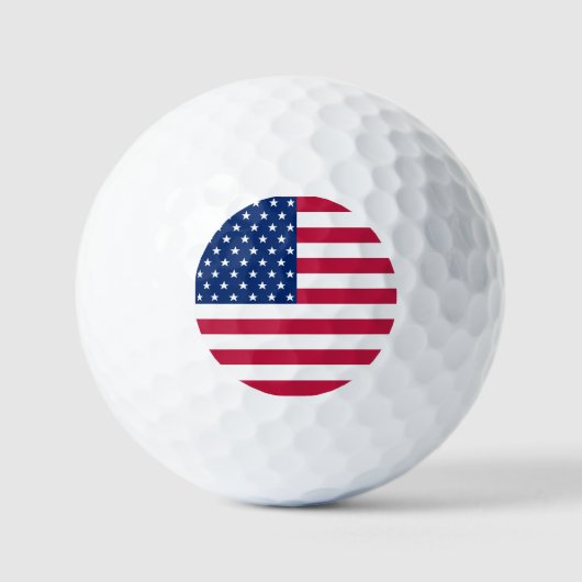 Amerikaanse pride Amerikaanse vlag Patriotic Sport Golfballen (Voorkant)