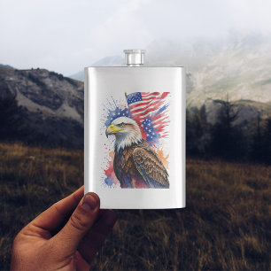 Amerikaanse Pride Eagle Hip Fles Flacon