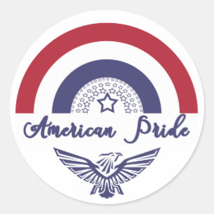 Amerikaanse Pride Regenboogvlag / Eagle Sticker