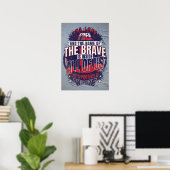 Amerikaanse prijsopgave poster (Thuiskantoor)