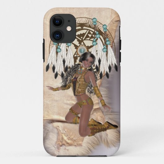 Amerikaanse prinses Mandala Case-Mate iPhone Case (Achterkant)