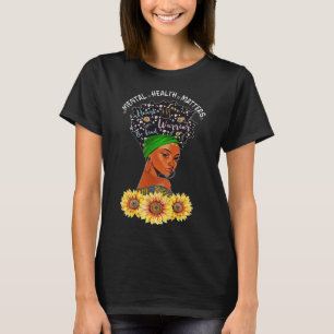Amerikaanse psychische problemen Vrouw Warrior Que T-shirt
