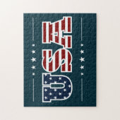 Amerikaanse puzzle legpuzzel (Verticaal)