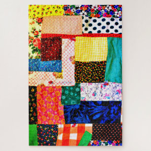 Amerikaanse quilt legpuzzel