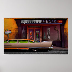 amerikaanse radio poster