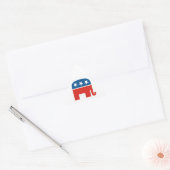 amerikaanse republikeinse partij olifant driehoek sticker (Envelop)