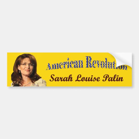 Amerikaanse revolutie bumpersticker (Voorkant)
