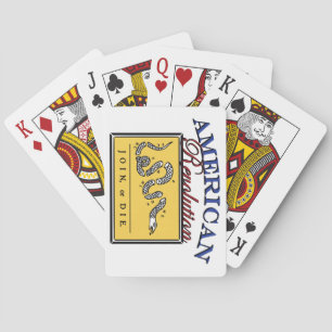 Amerikaanse revolutie pokerkaarten