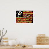 Amerikaanse Revolutionaire vlag Poster (Keuken)