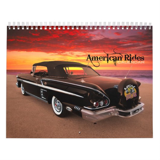 Amerikaanse rittenkalender kalender (Hoes)