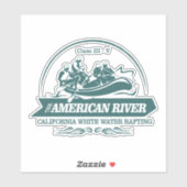 Amerikaanse rivier (R) Sticker (Vel)