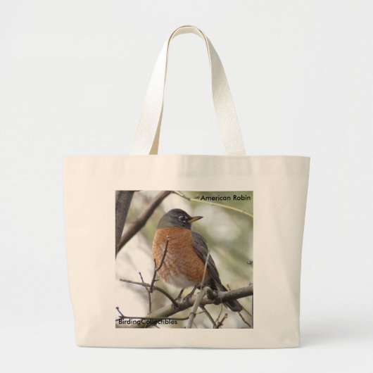 Amerikaanse Robin Canvas tas (Voorkant)