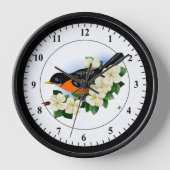 Amerikaanse Robin en Dogwood Bloemen (Voorkant)