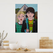 amerikaanse rockers poster (Keuken)