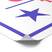 amerikaanse rodeo cowboy bucking bronco poster (Hoek)