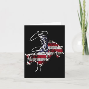 Amerikaanse rodeo stierrijden retro grunge VS Kaart