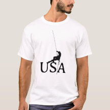 Amerikaanse rotsklimmen minimalistische silhouet