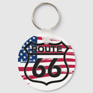 Amerikaanse Route 66 Sleutelhanger