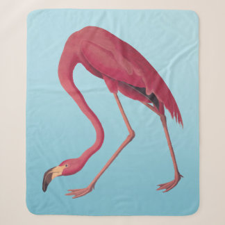Amerikaanse roze flamingo Art Fleece Blanket Sherpa Deken