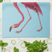 Amerikaanse roze Vintage kunst Theedoek (Gevouwen)