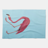 Amerikaanse roze Vintage kunst Theedoek (Horizontaal)