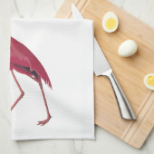 Amerikaanse roze Vintage kunst Theedoek (Quarter Fold)