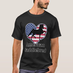 Amerikaanse Saddlebred Gifts 5 Gaited Wereldkampio T-shirt