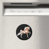 Amerikaanse Saddlebred Pinto Horse Magnet Magneet (Insitu (Vaatwasser))