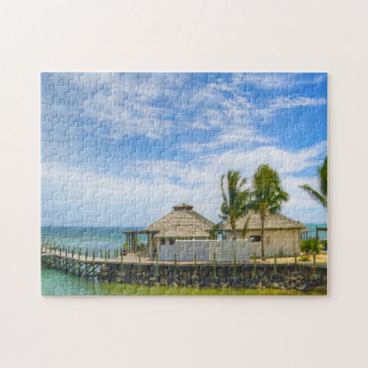 Amerikaanse Samoa Beach Scene. Legpuzzel (Horizontaal)
