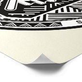 Amerikaanse Samoa Coat of Arms detail Poster (Hoek)