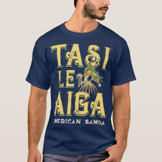 Amerikaanse Samoa Tasi Le Aiga One Family Pacific T-shirt