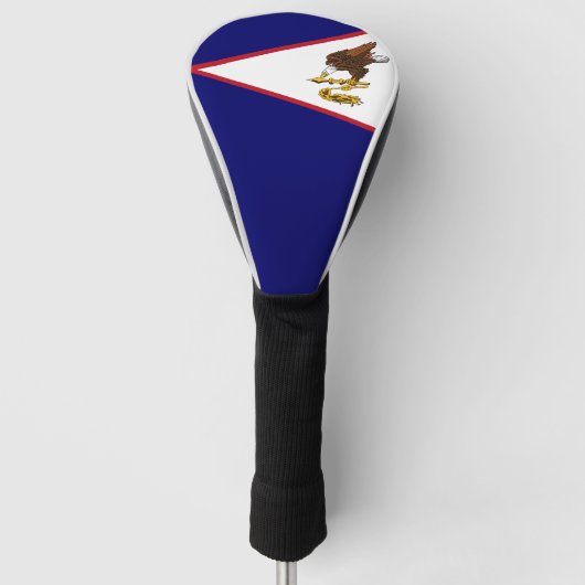 Amerikaanse Samoa vlag Golf Head Hoesje Golfheadcover (Voorkant)