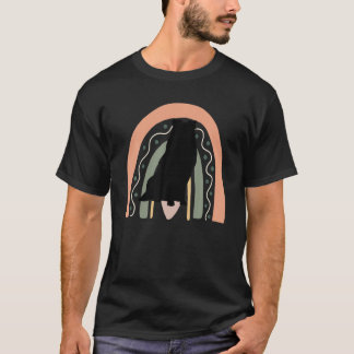 Amerikaanse sapenhond met regenboog t-shirt