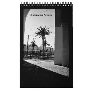Amerikaanse scènes kalender