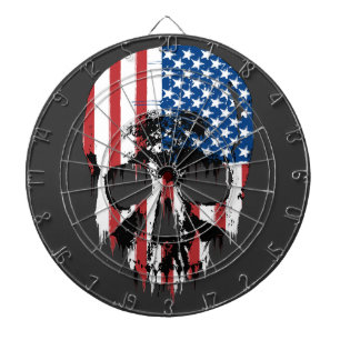 Amerikaanse schedel dartbord